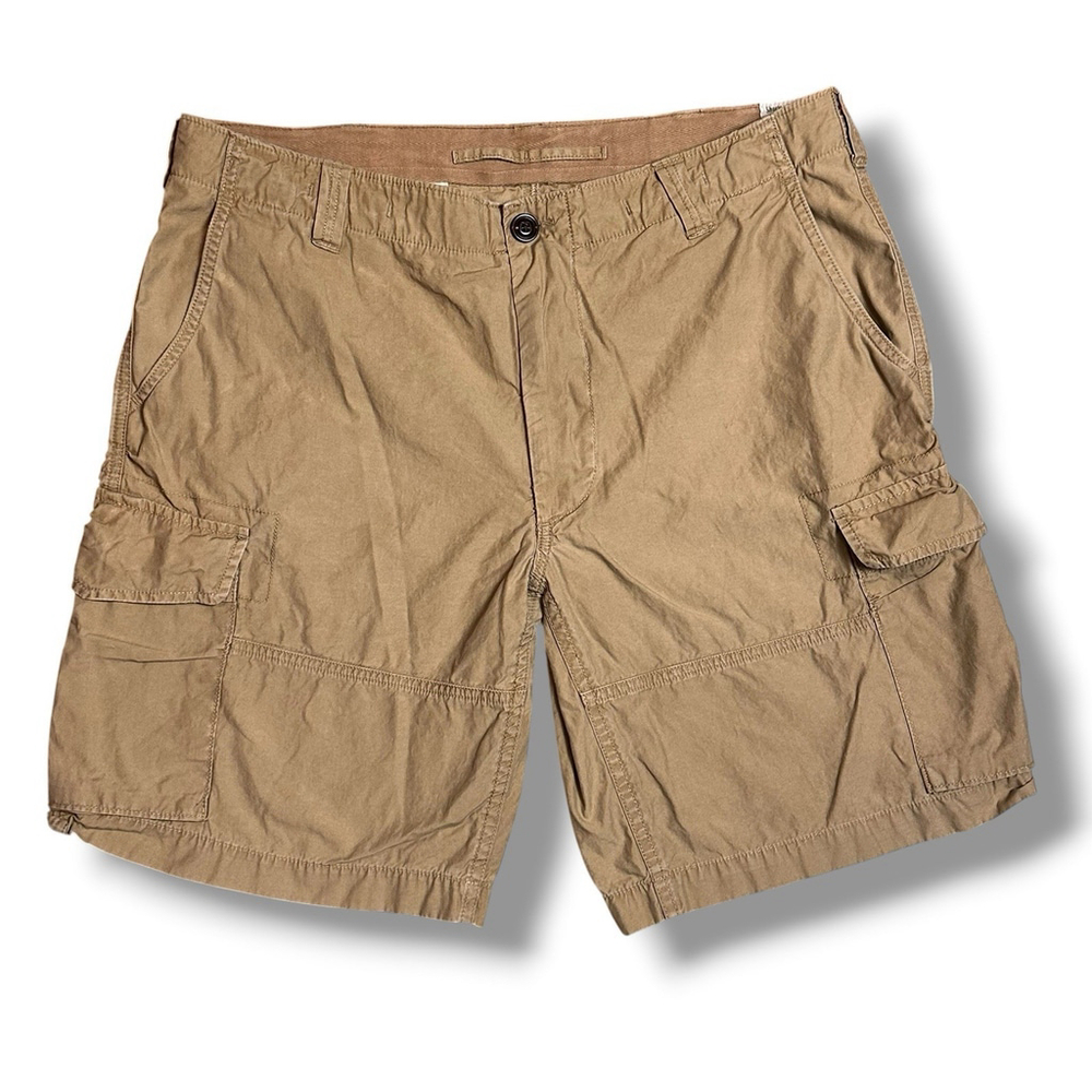 Polo Ralph Lauren Cargo Shorts Men 35 Khaki Classic Fit Utility Canvas 9" Inseam